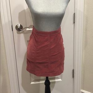 Free People Modern Femme Corduroy Mini Skirt